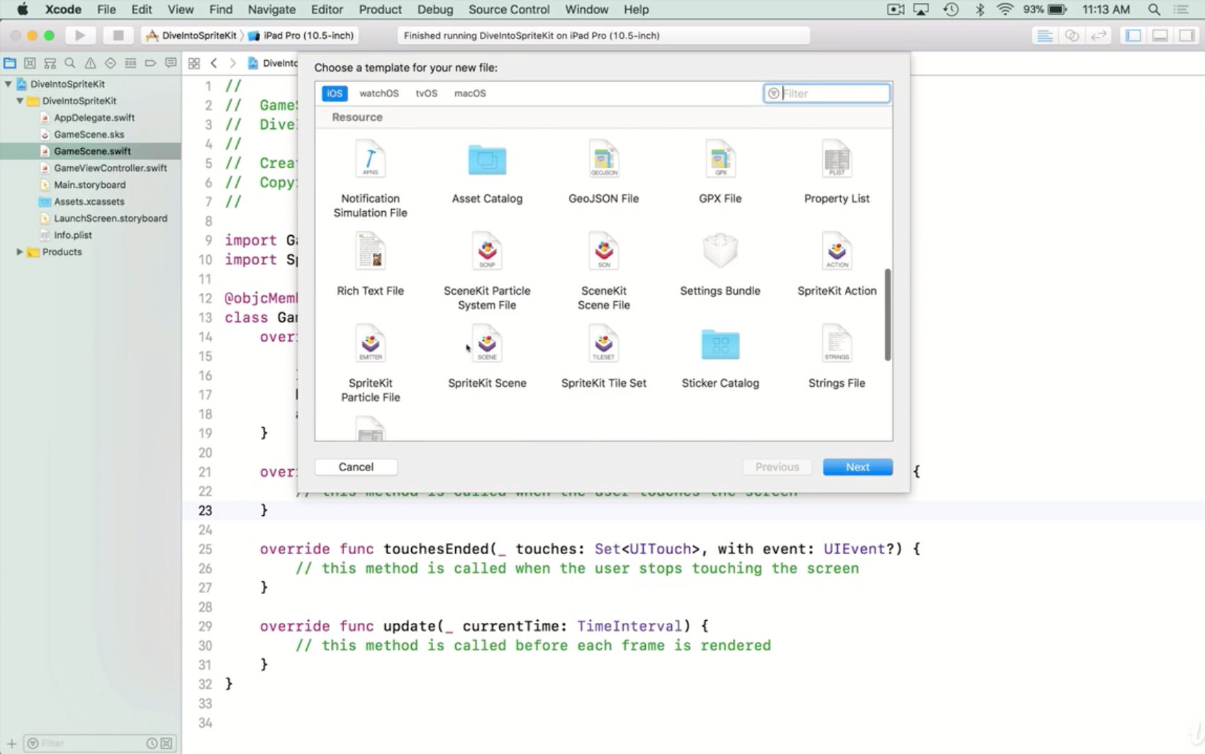 dive into spritekit